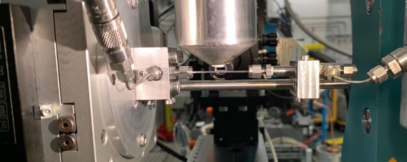 An advanced experimental setup at the ALBA synchrotron